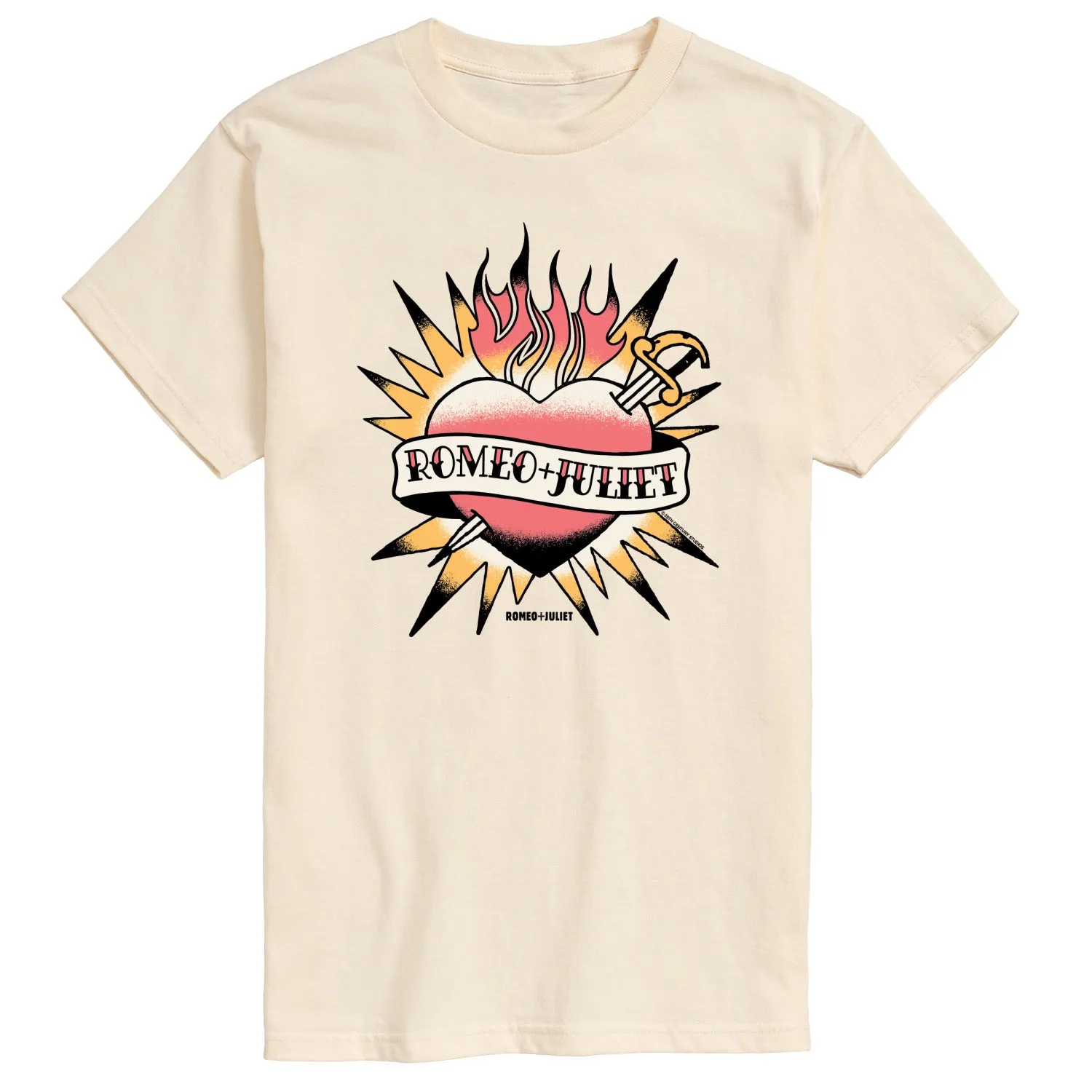 William Shakespeare’s Romeo + Juliet - R+J Tattoo - Men's Short Sleeve Graphic T-Shirt sold by Zulily product image thumbnail 2