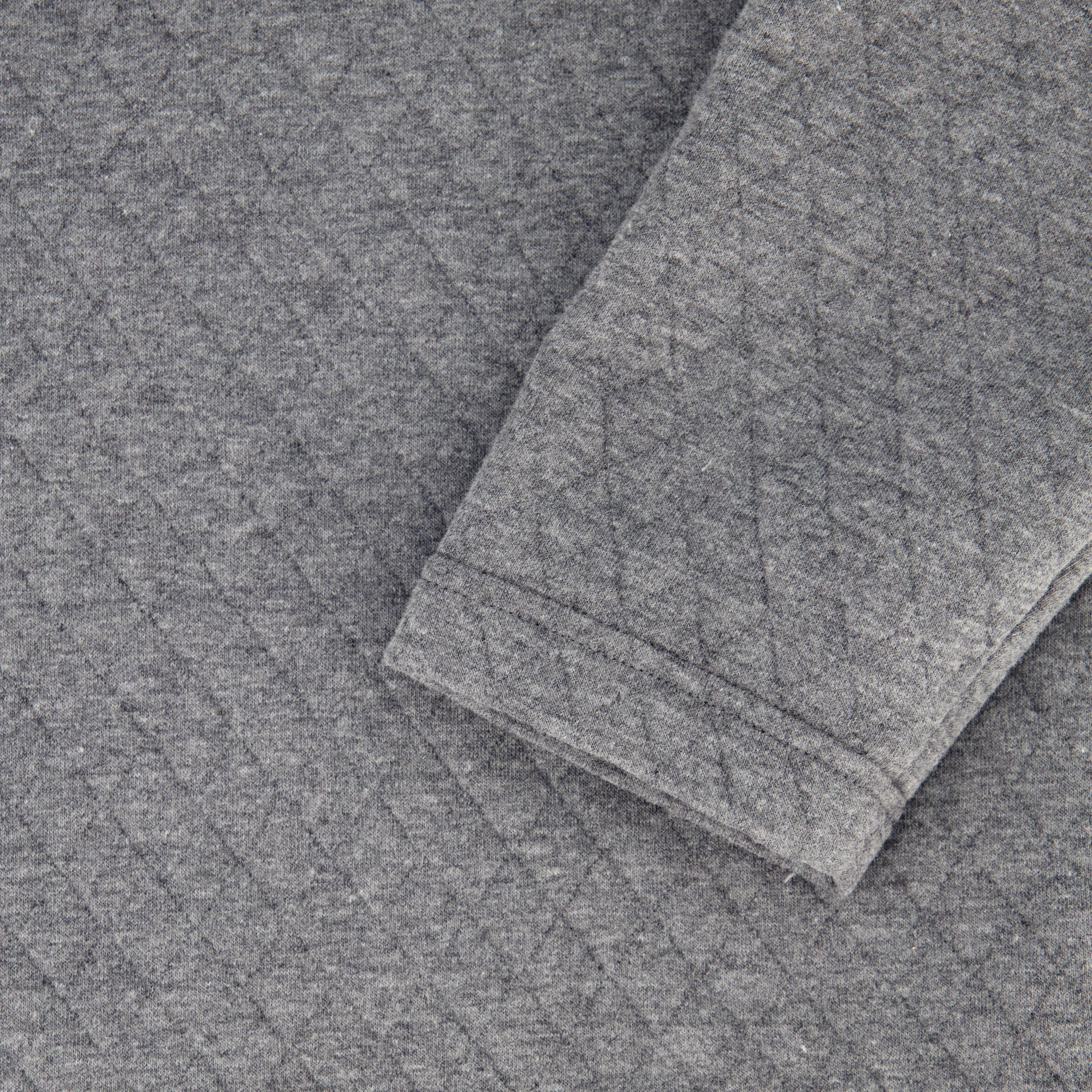 Spyder Men's Diamond Quilt Quarter Zip - Grey sold by Zulily product image thumbnail 5