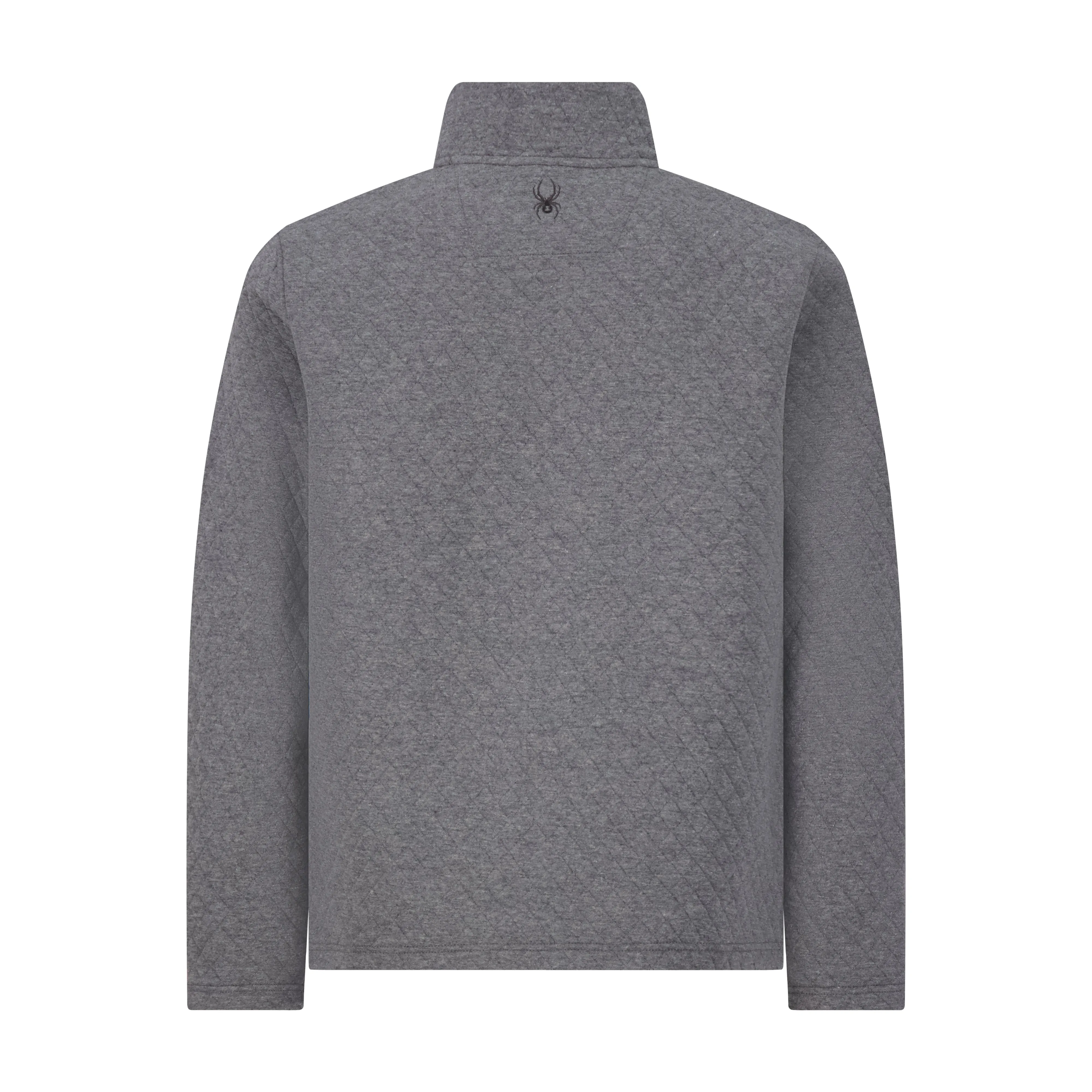 Spyder Men's Diamond Quilt Quarter Zip - Grey sold by Zulily product image thumbnail 2