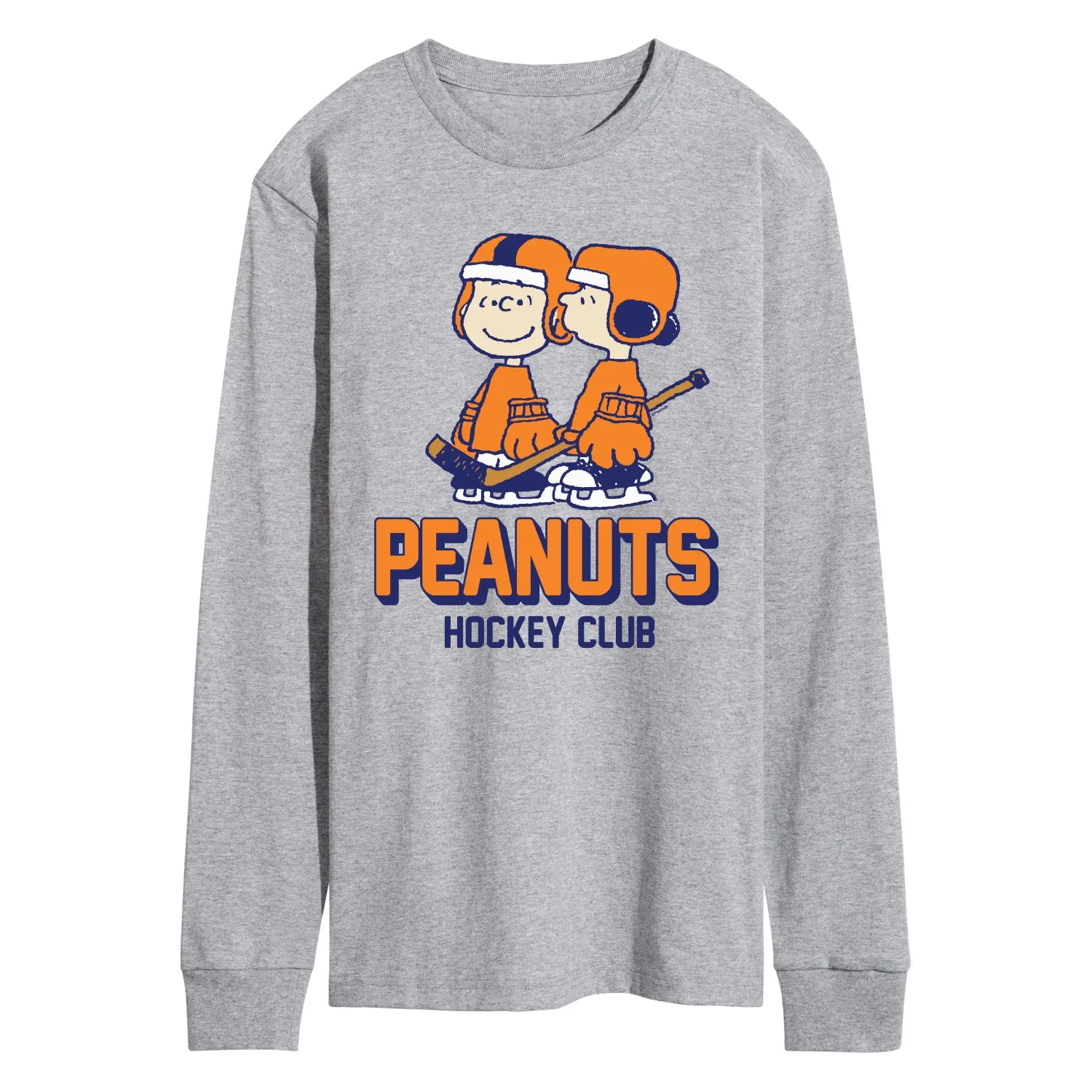 Peanuts - Hockey Club - Men's Long Sleeve Graphic T-Shirt sold by Zulily