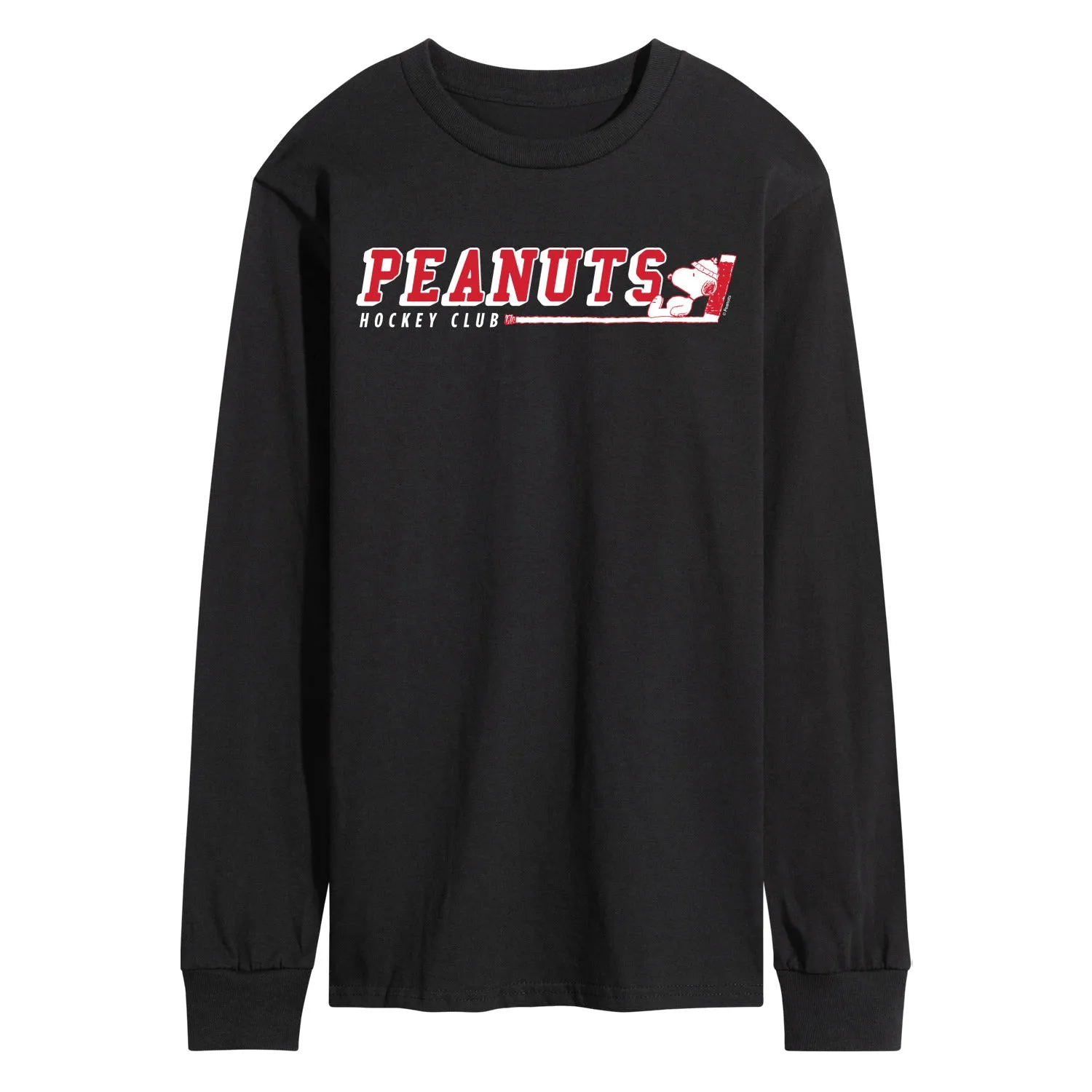 Peanuts - Hockey Club Snoopy - Men's Long Sleeve Graphic T-Shirt sold by Zulily product image thumbnail 2