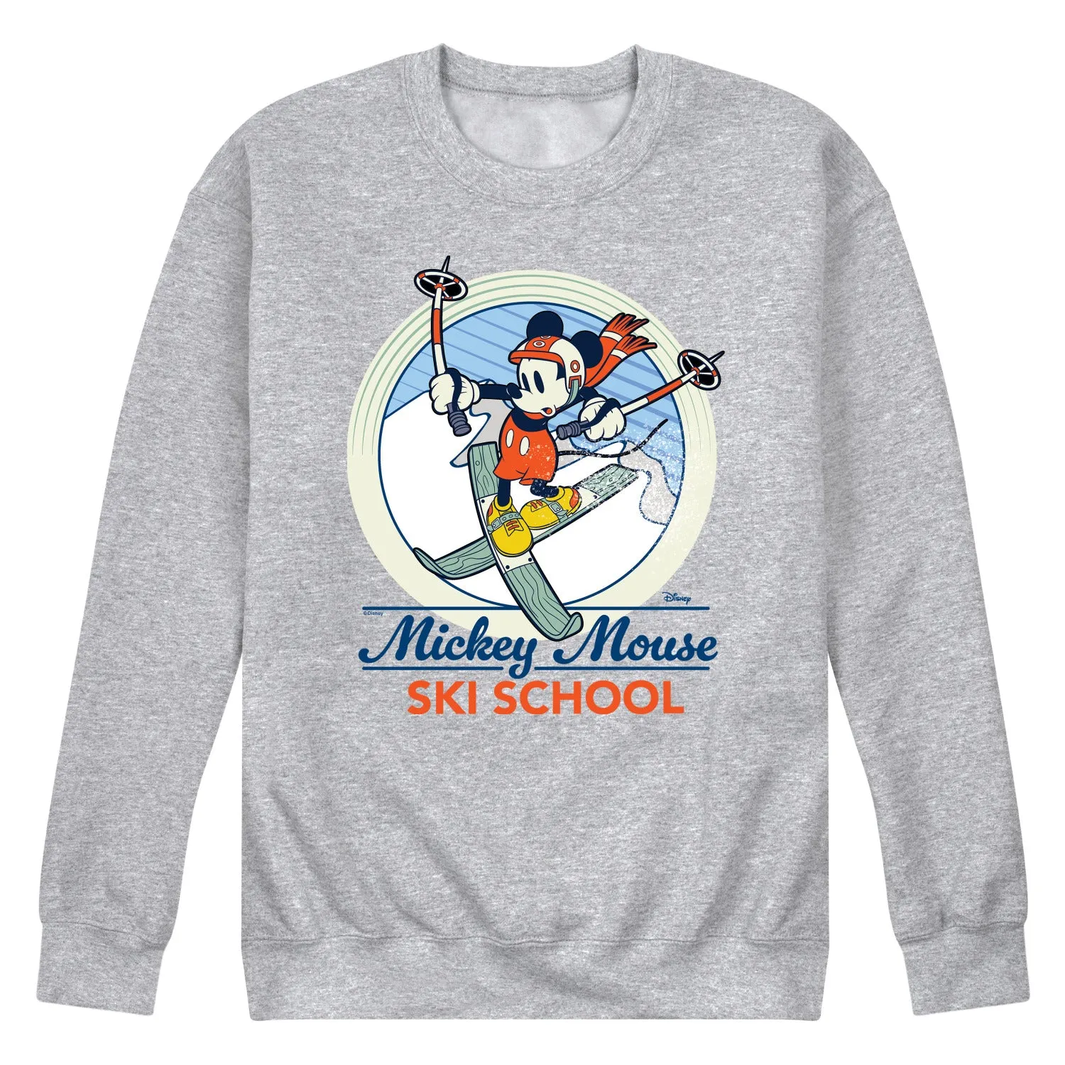 Disney - Mickey Mouse Ski School - Men's Crew Fleece Sweatshirt Sweatshirt sold by Zulily