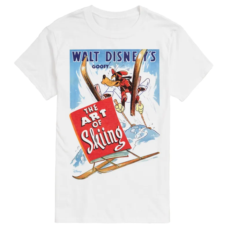 Disney - Goofy Art Of Skiing - Men's Short Sleeve Graphic T-Shirt sold by Zulily