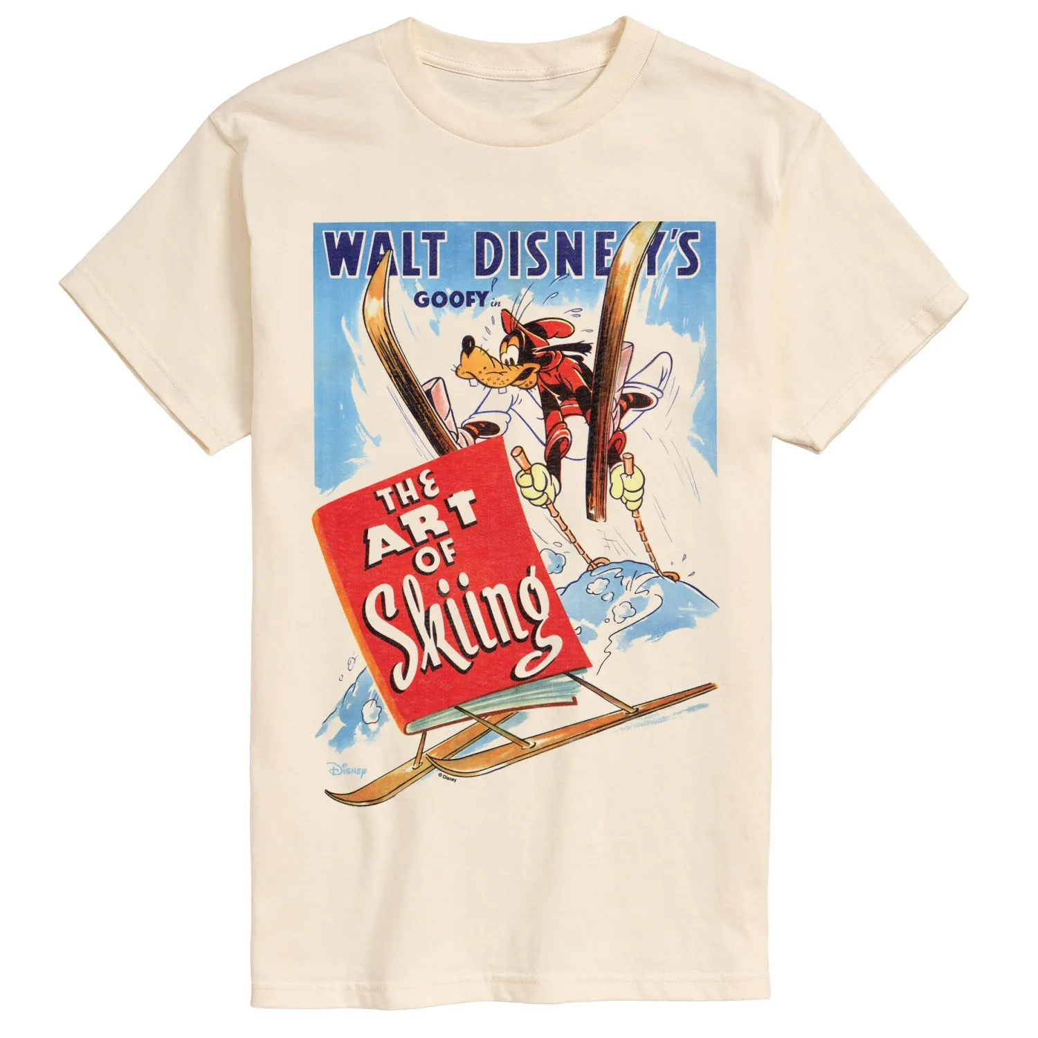 Disney - Goofy Art Of Skiing - Men's Short Sleeve Graphic T-Shirt sold by Zulily product image thumbnail 2