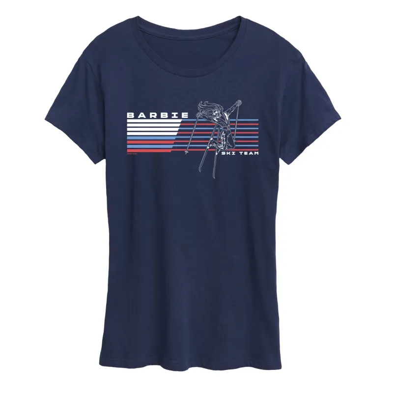 Barbie - Ski Team - Women's Short Sleeve Graphic T-Shirt sold by Zulily