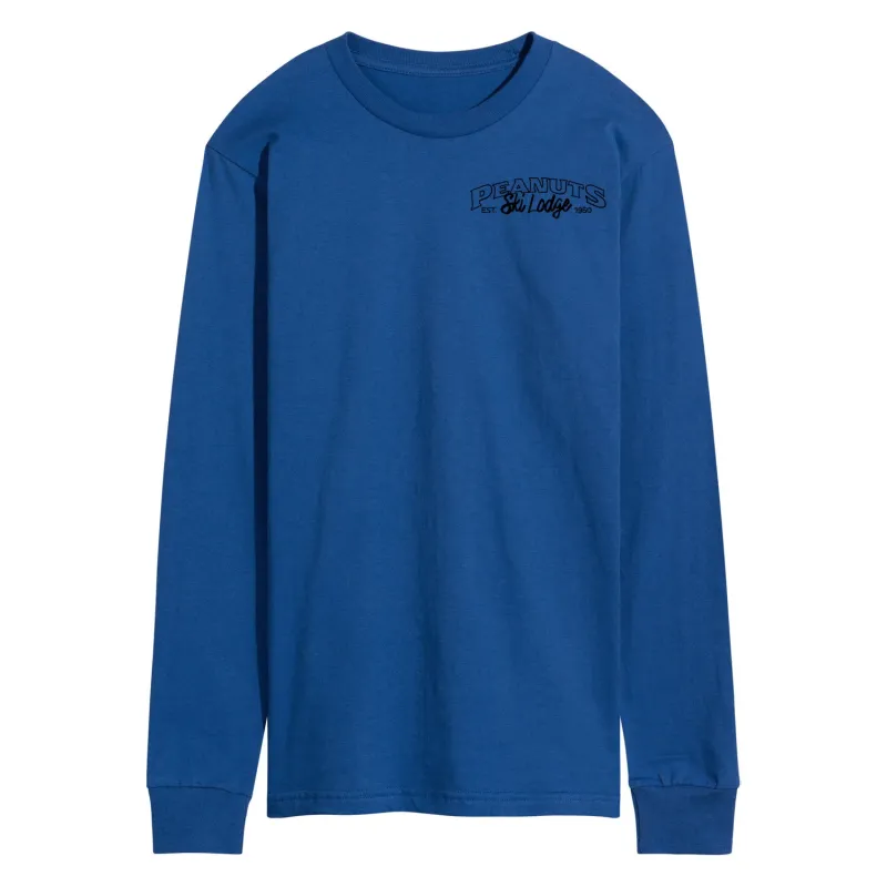 Peanuts - Peanuts Skiing - Men's Long Sleeve Graphic T-Shirt sold by Zulily