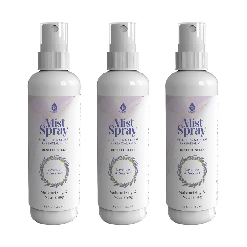 Pursonic Lavender & Sea Salt Aromatherapy Mist Spray Bundle – 3-Pack with 100% Natural Essential Oils sold by Zulily