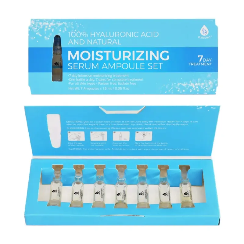Pursonic 100% Hyaluronic Acid & Natural Moisturizing Serum Ampoule Set sold by Zulily