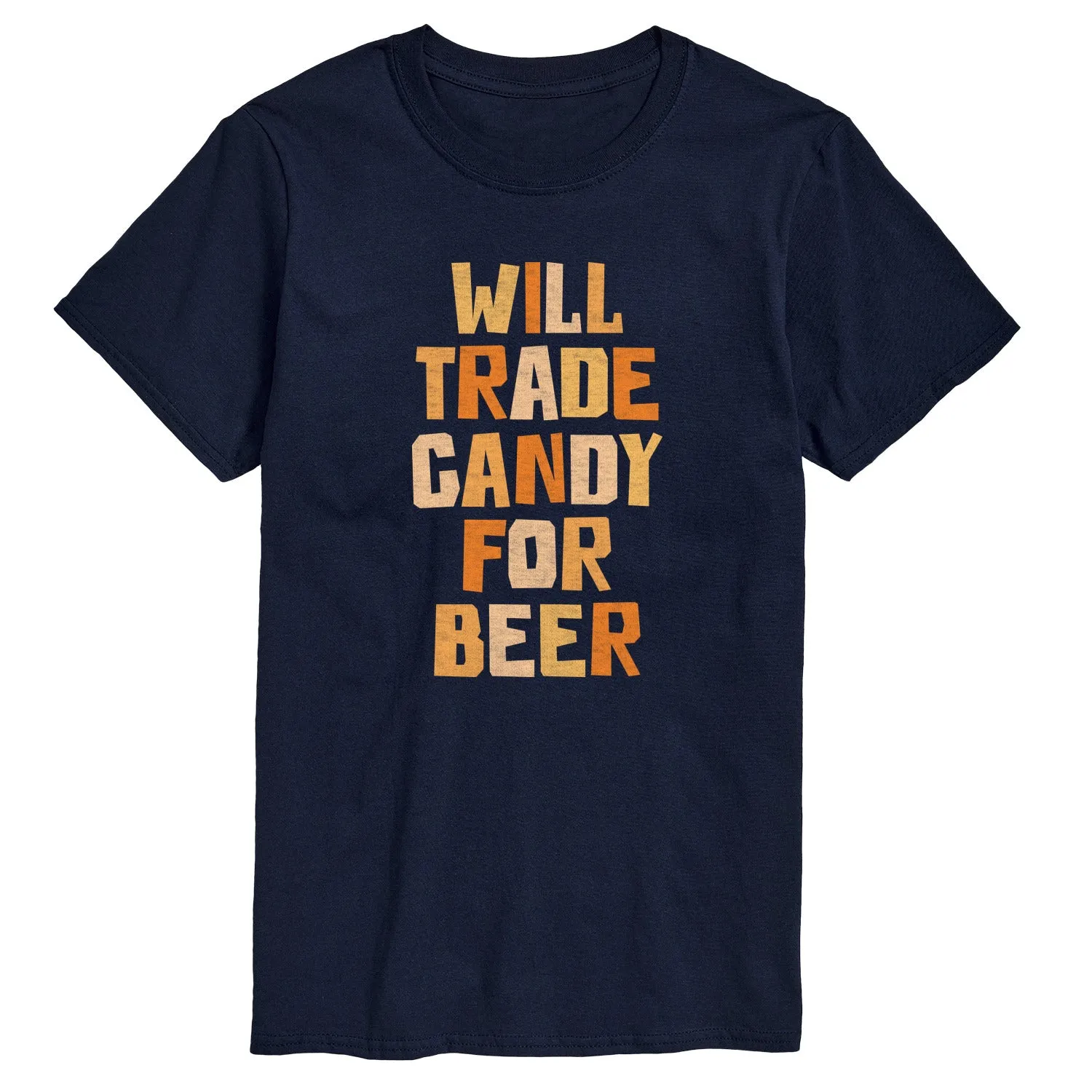 Instant Message - Will Trade Candy For Beer - Men's Short Sleeve Graphic T-Shirt sold by Zulily
