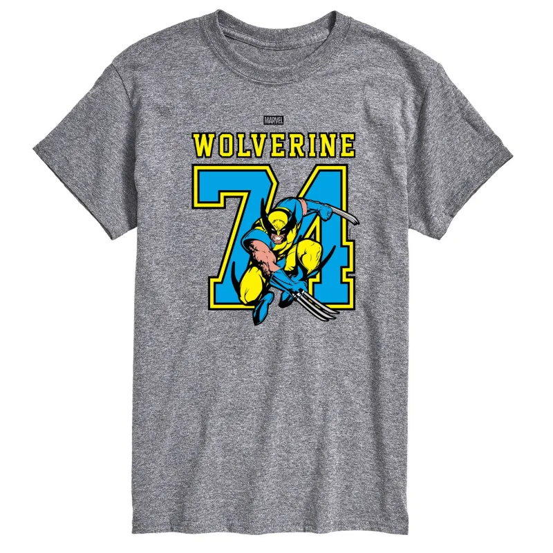Marvel - Wolverine Jersey - Men's Short Sleeve Graphic T-Shirt sold by Zulily