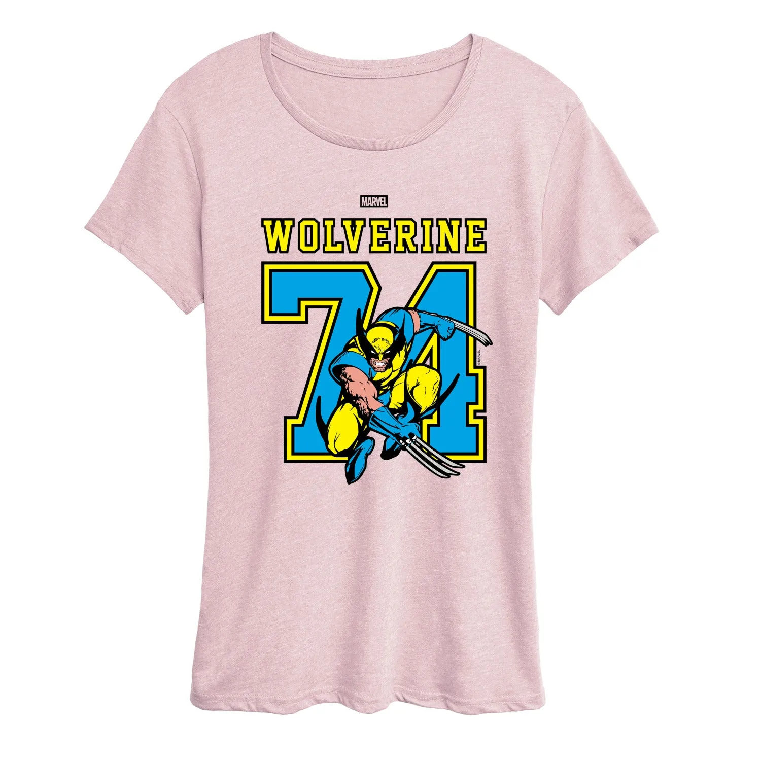 Marvel - Wolverine Jersey - Women's Short Sleeve Graphic T-Shirt sold by Zulily product image thumbnail 3