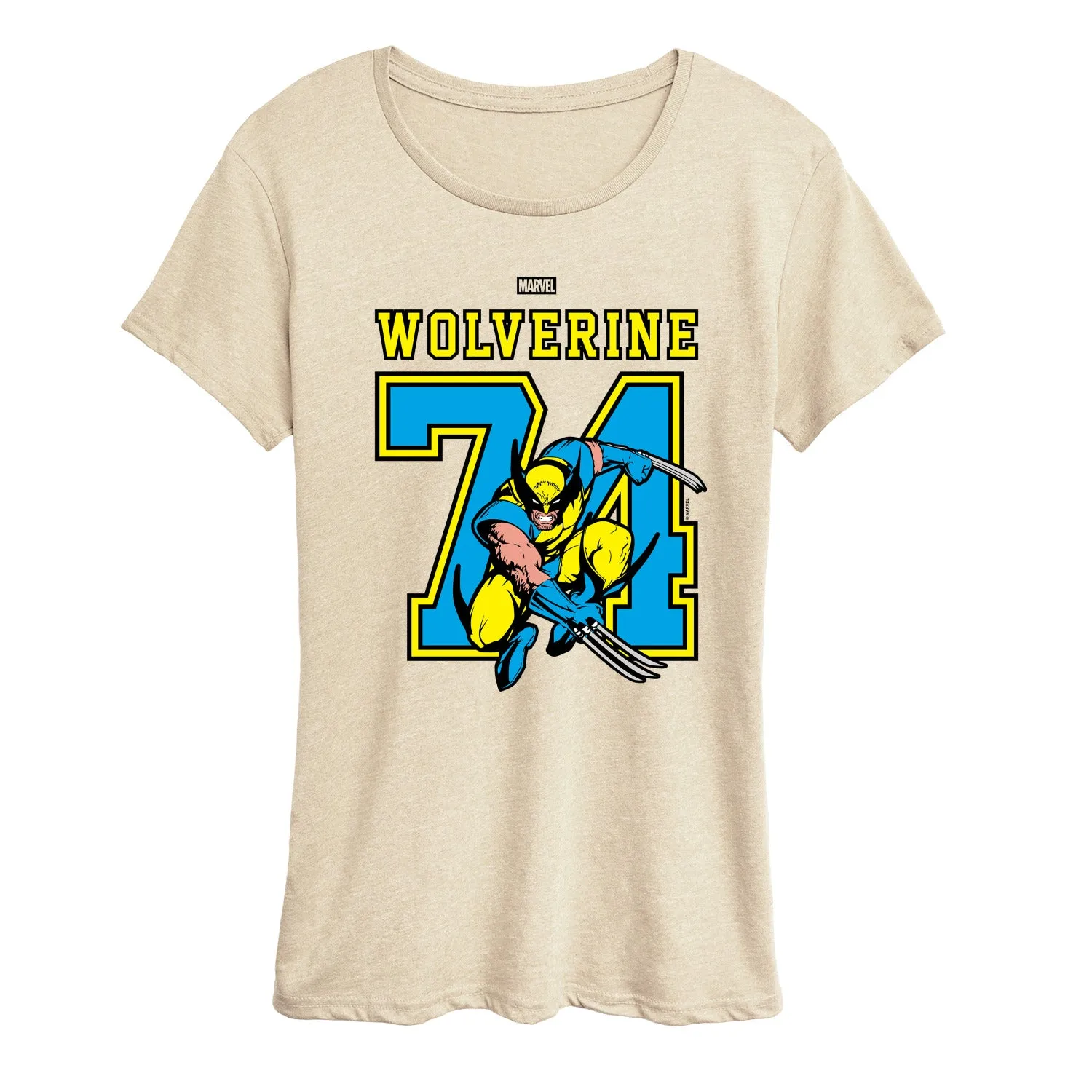 Marvel - Wolverine Jersey - Women's Short Sleeve Graphic T-Shirt sold by Zulily product image thumbnail 5