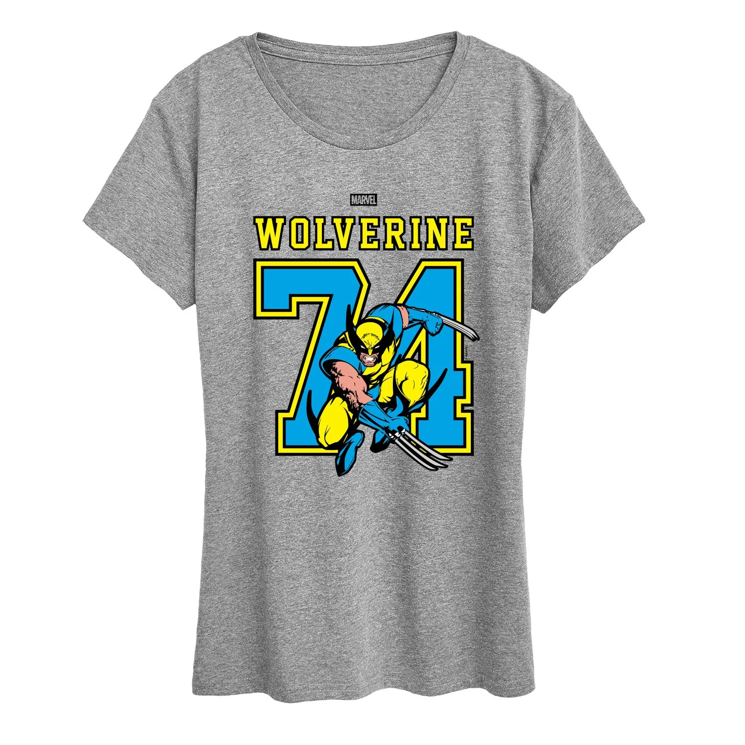 Marvel - Wolverine Jersey - Women's Short Sleeve Graphic T-Shirt sold by Zulily product image thumbnail 2