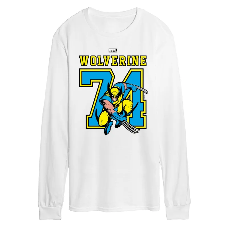 Marvel - Wolverine Jersey - Men's Long Sleeve Graphic T-Shirt sold by Zulily