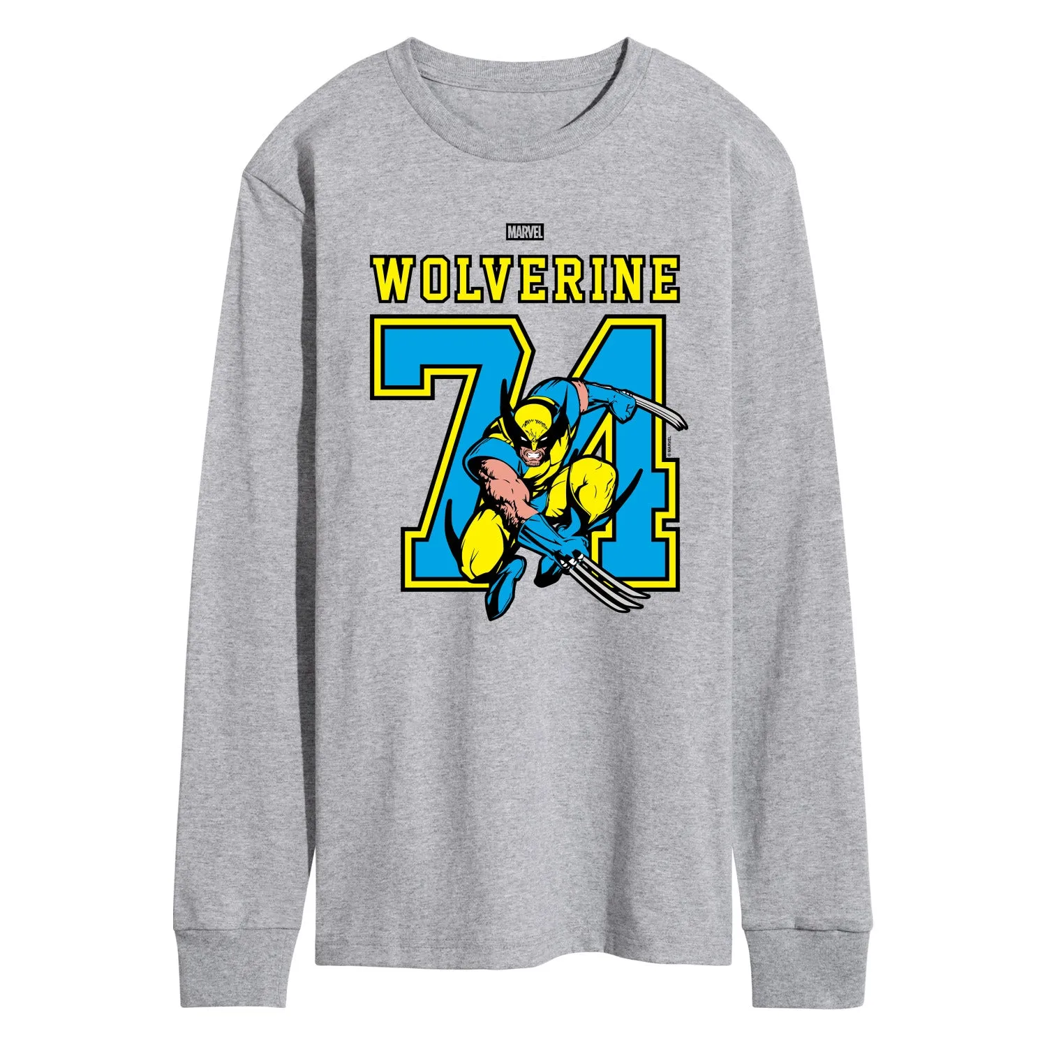 Marvel - Wolverine Jersey - Men's Long Sleeve Graphic T-Shirt sold by Zulily product image thumbnail 2