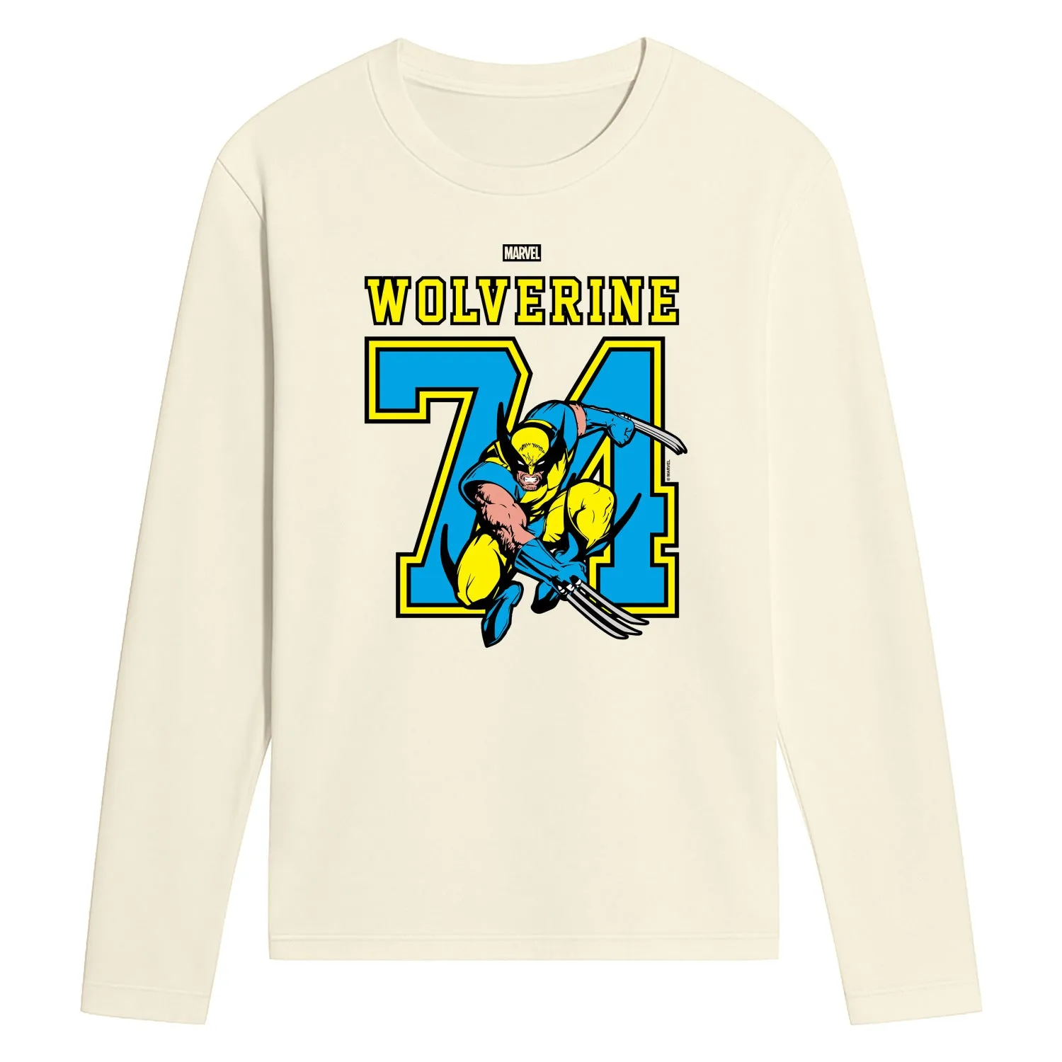 Marvel - Wolverine Jersey - Men's Long Sleeve Graphic T-Shirt sold by Zulily product image thumbnail 3