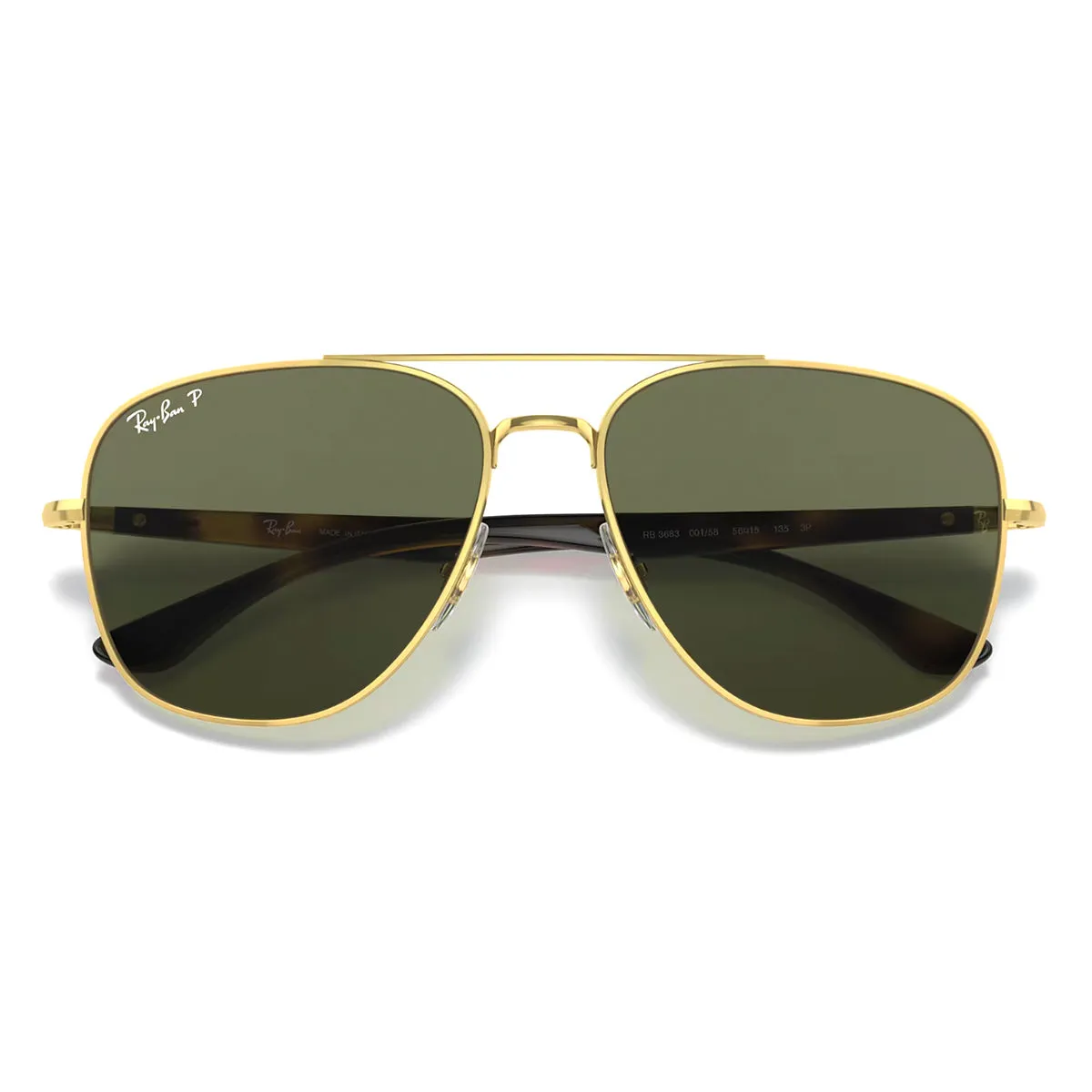 Ray-Ban Green Aviator Sunglasses RB3683 sold by Zulily product image thumbnail 2