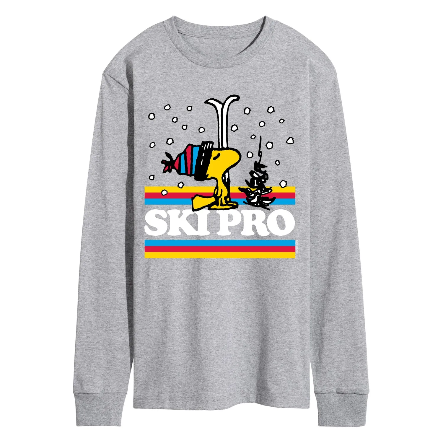 Peanuts - Ski Pro - Men's Long Sleeve Graphic T-Shirt sold by Zulily