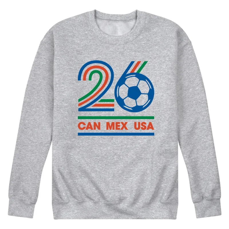 Instant Message - Soccer 26 - Men's Crew Fleece Sweatshirt sold by Zulily