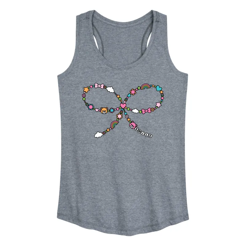 Instant Message - Bead Bow - Women's Racerback Graphic Tank sold by Zulily