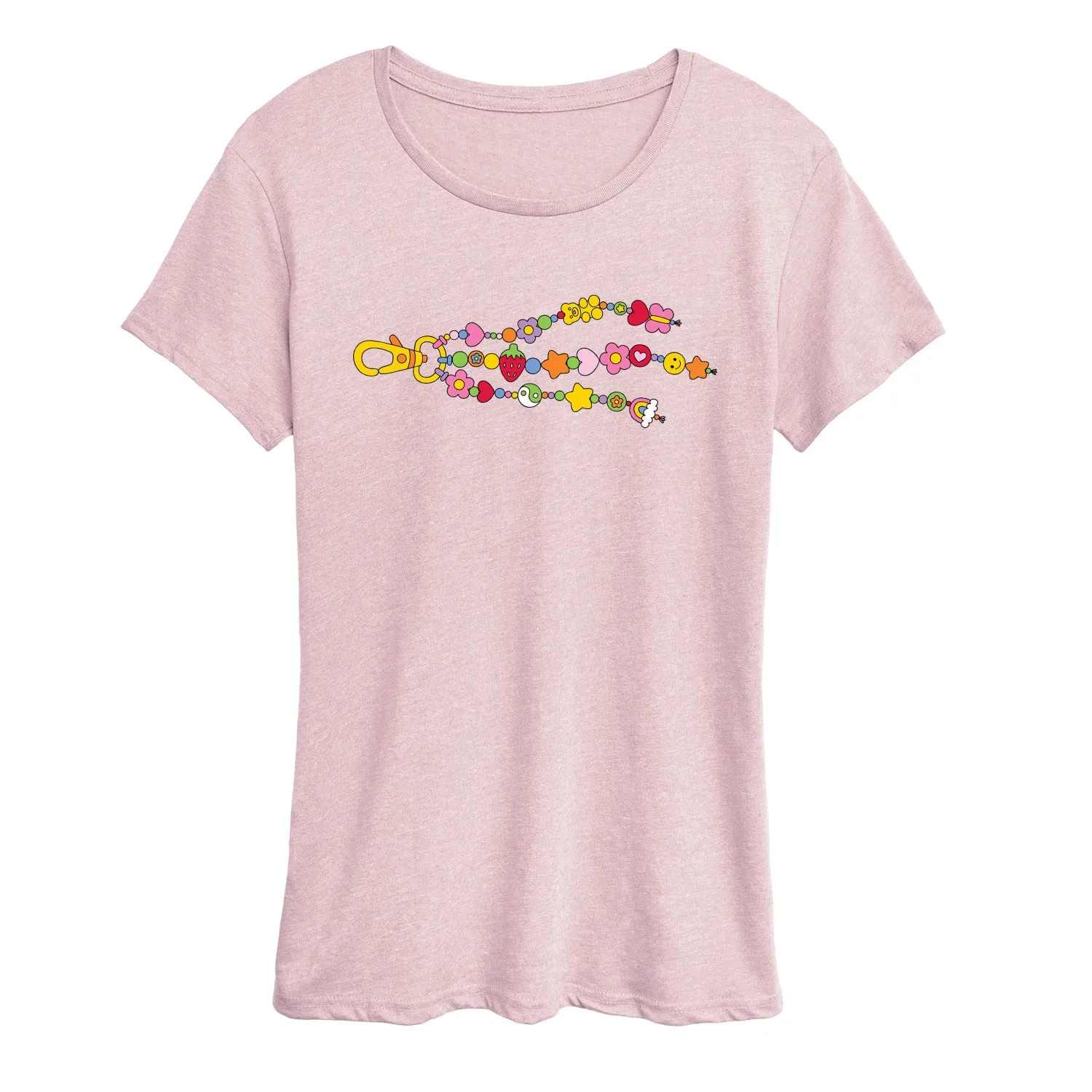 Instant Message - Charm Bead Keychain - Women's Short Sleeve Graphic T-Shirt sold by Zulily product image thumbnail 5