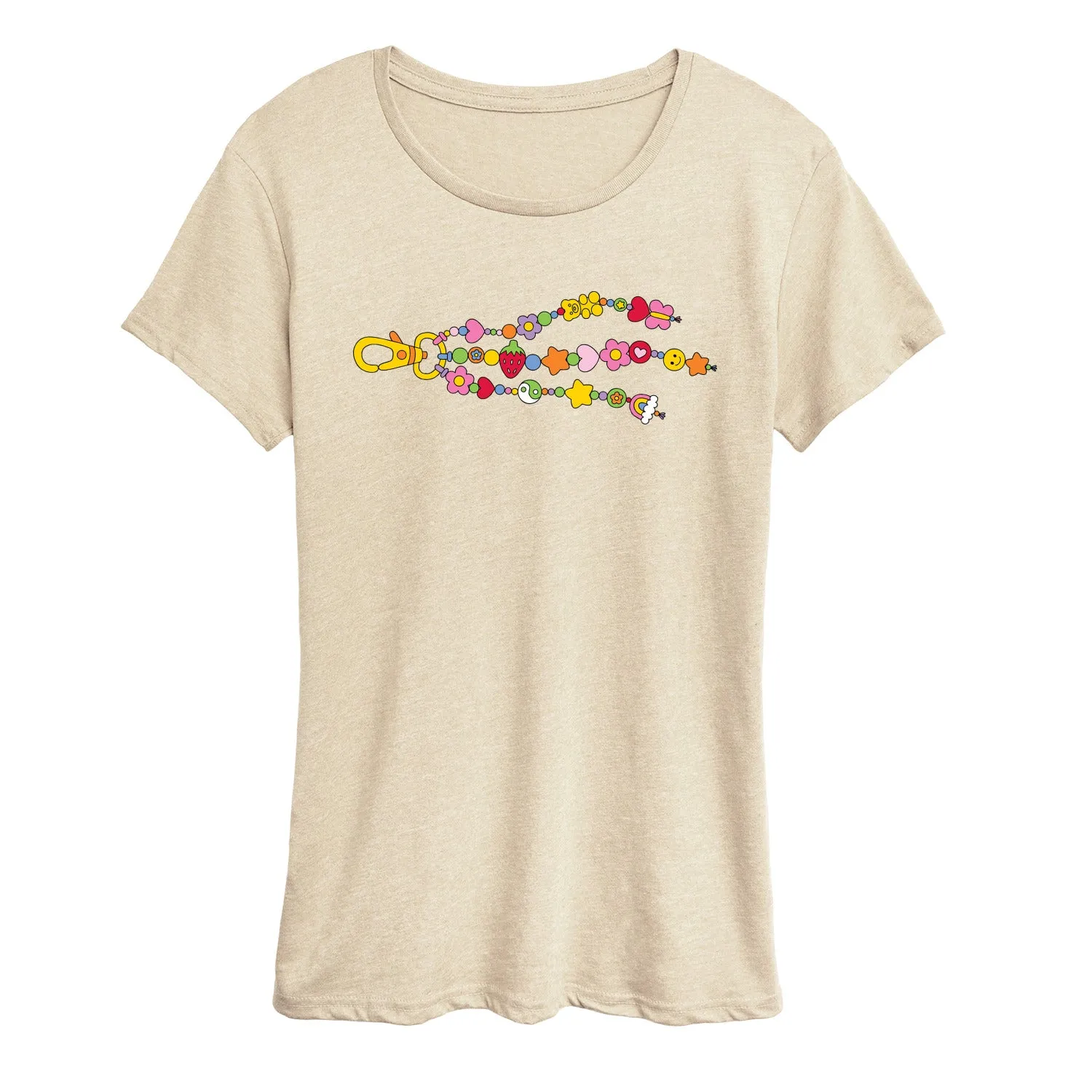 Instant Message - Charm Bead Keychain - Women's Short Sleeve Graphic T-Shirt sold by Zulily product image thumbnail 2