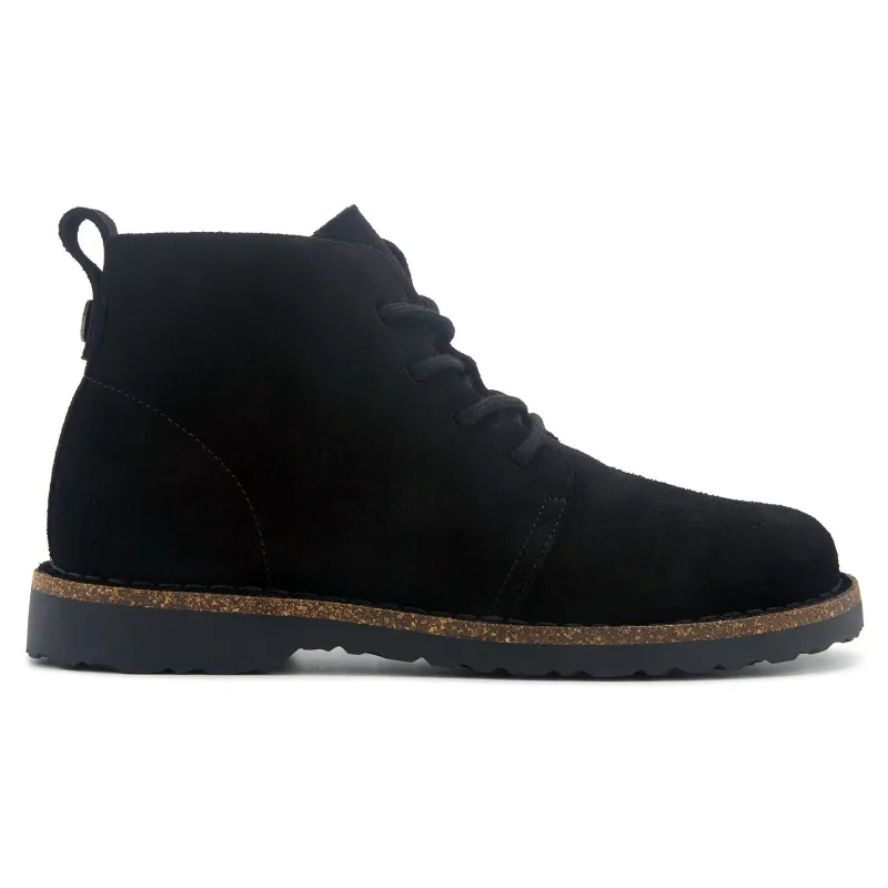 Birkenstock Unisex Uppsala Chukka Suede Leather Black made by Birkenstock