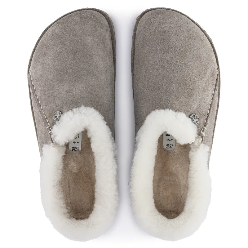 Birkenstock Unisex Zermatt Suede Leather Stone Coin sold by Zulily