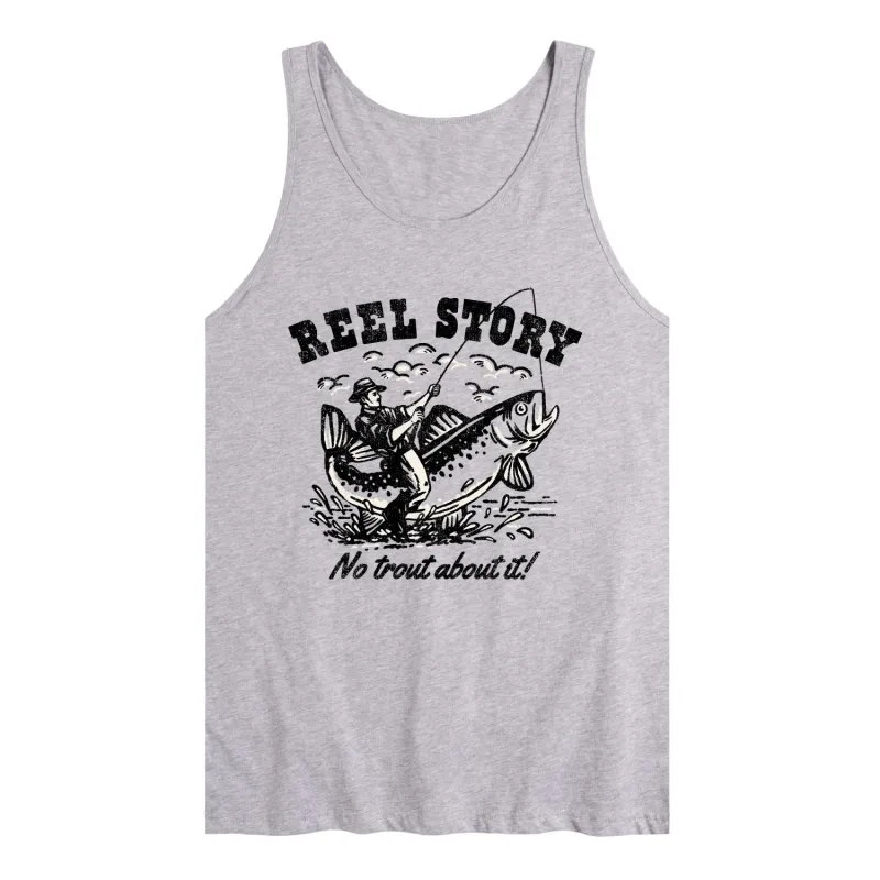 Instant Message - Reel Story - Men's Sleeveless Graphic Tank sold by Zulily