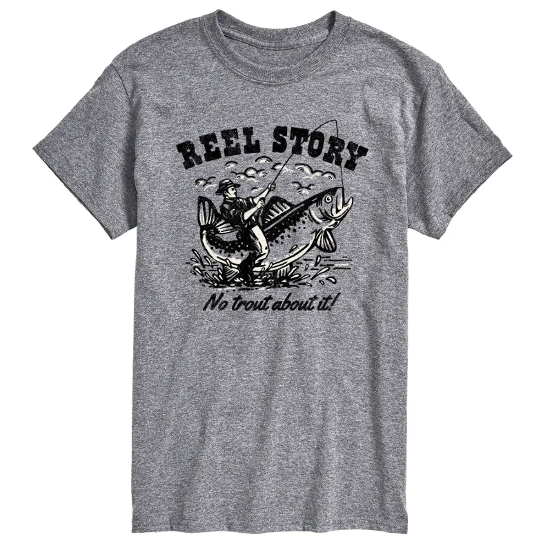 Instant Message - Reel Story - Men's Short Sleeve Graphic T-Shirt sold by Zulily