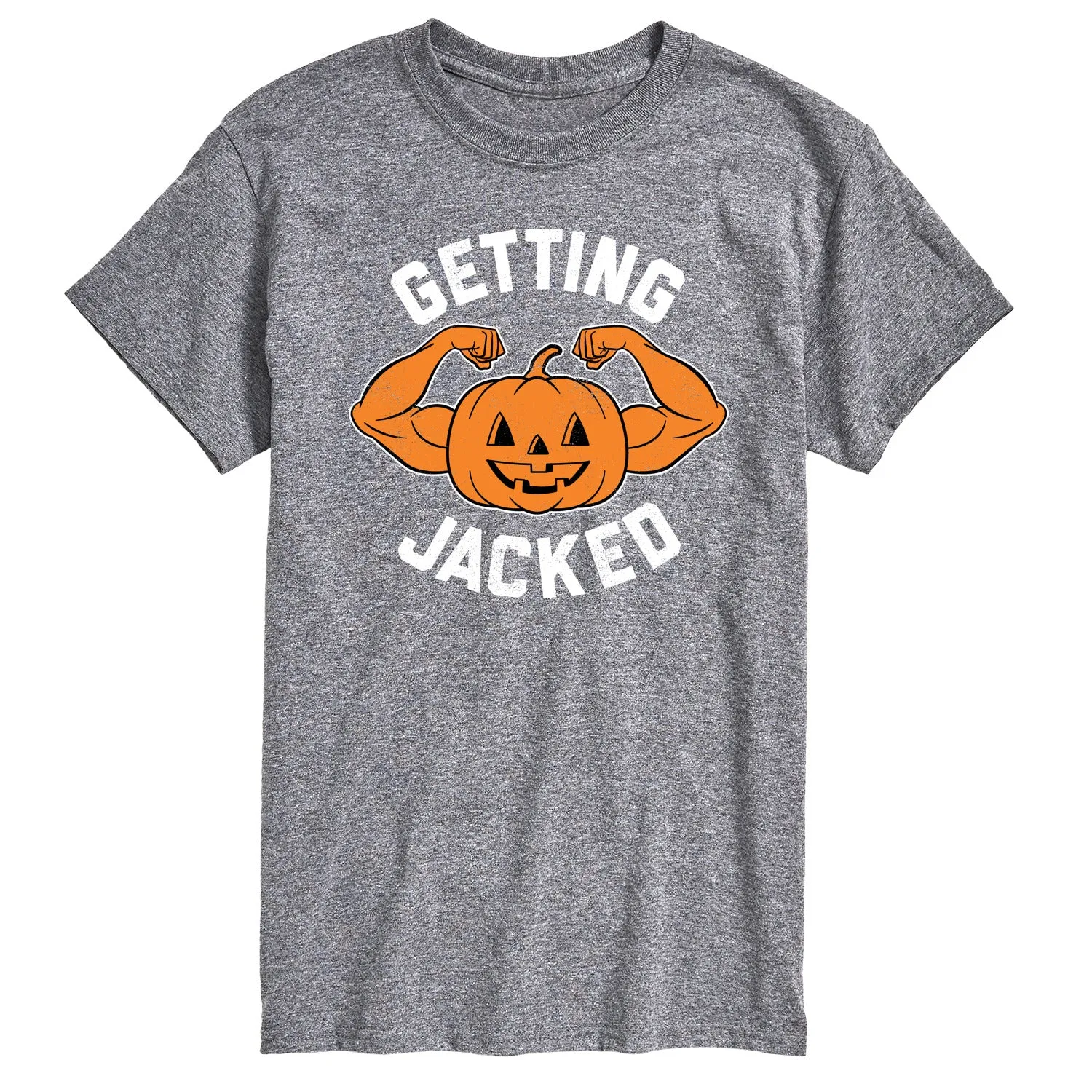 Instant Message - Getting Jacked Pumpkin - Men's Short Sleeve Graphic T-Shirt sold by Zulily product image thumbnail 2