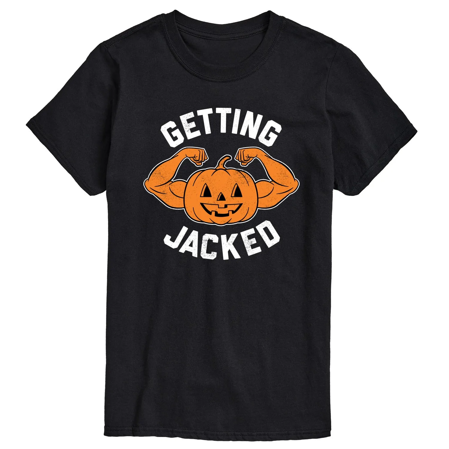 Instant Message - Getting Jacked Pumpkin - Men's Short Sleeve Graphic T-Shirt sold by Zulily product image thumbnail 3