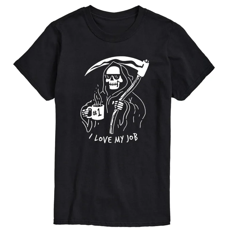 Instant Message - Love My Job - Men's Short Sleeve Graphic T-Shirt sold by Zulily