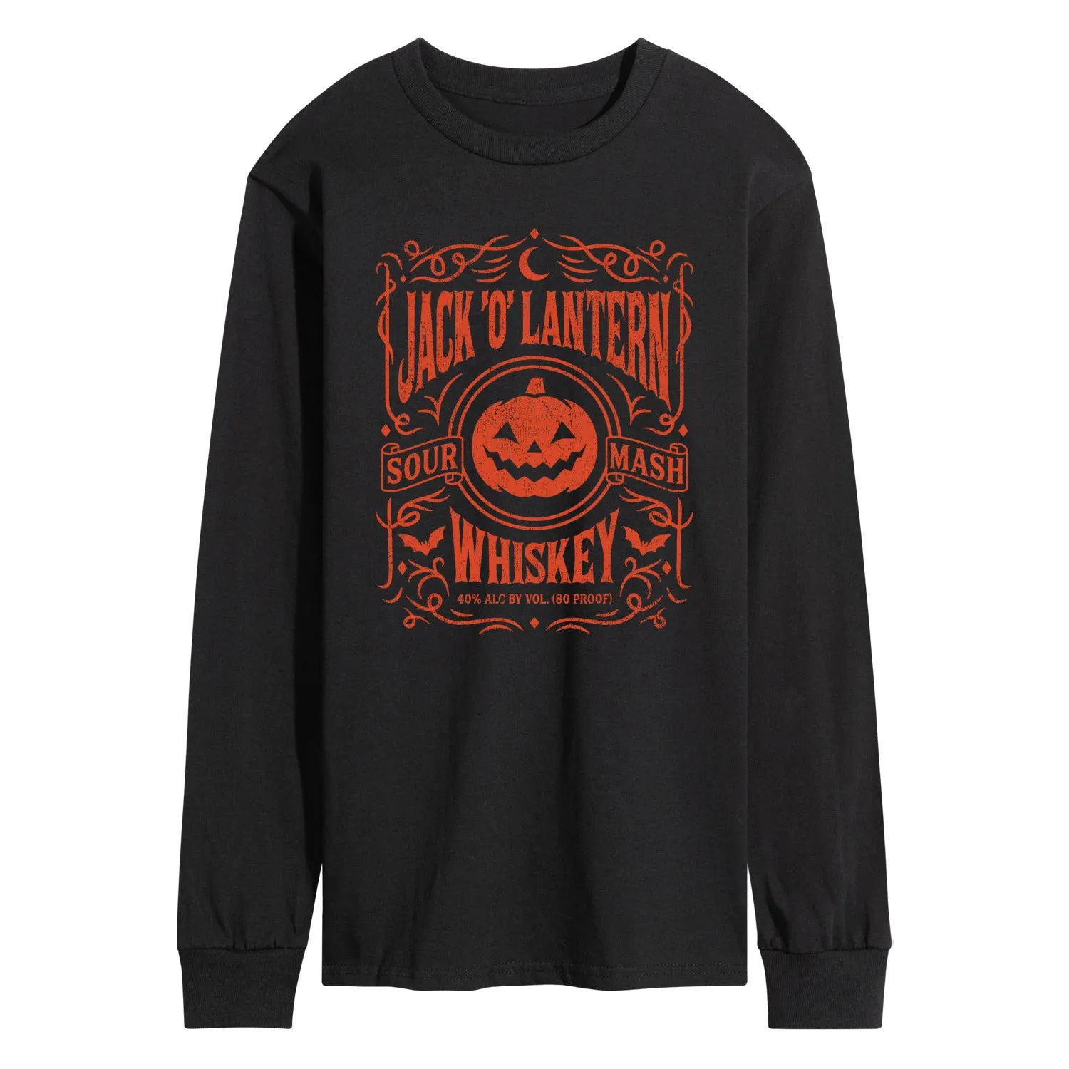 Instant Message - Jack 'O' Lantern Whiskey - Men's Long Sleeve Graphic T-Shirt sold by Zulily product image thumbnail 2