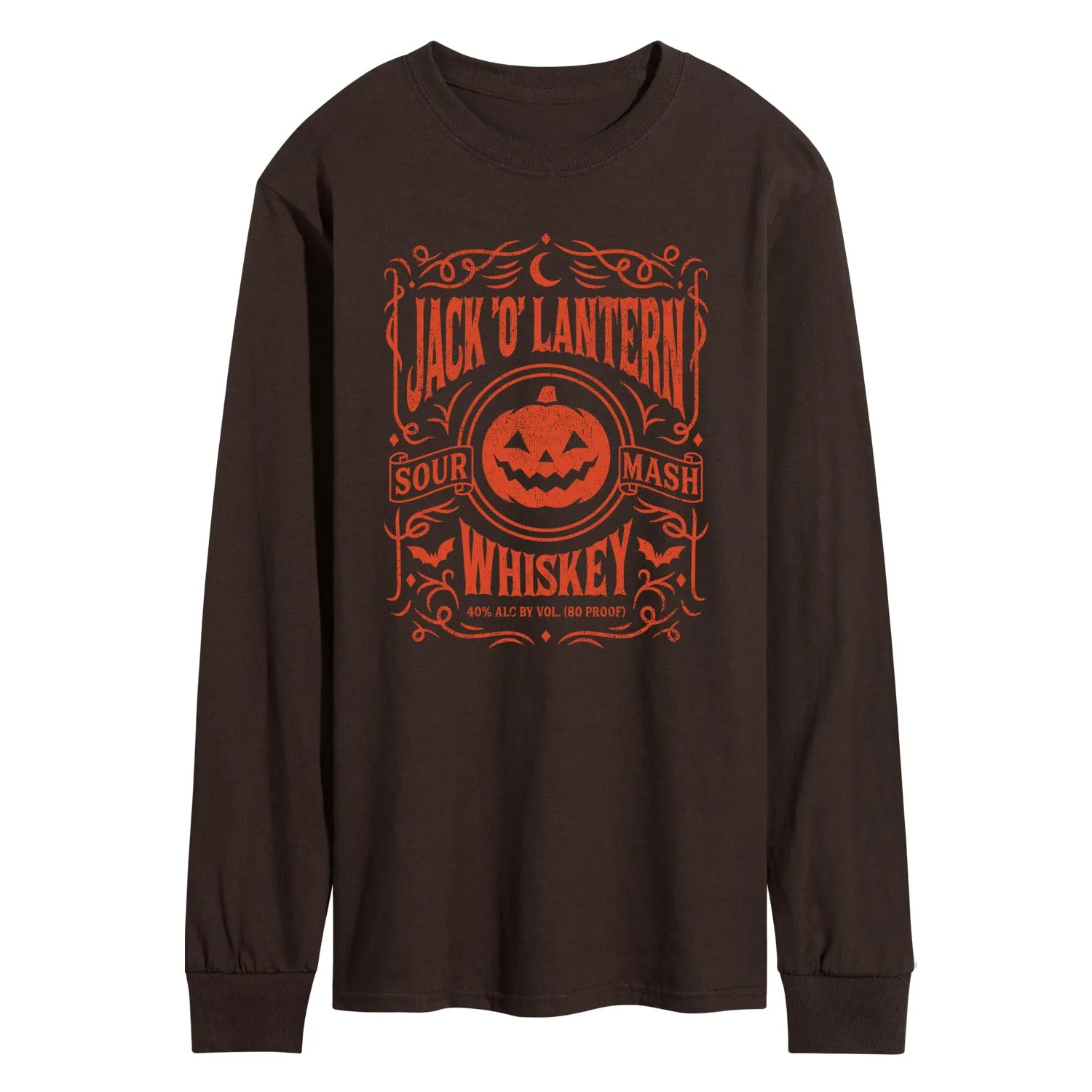 Instant Message - Jack 'O' Lantern Whiskey - Men's Long Sleeve Graphic T-Shirt sold by Zulily product image thumbnail 3