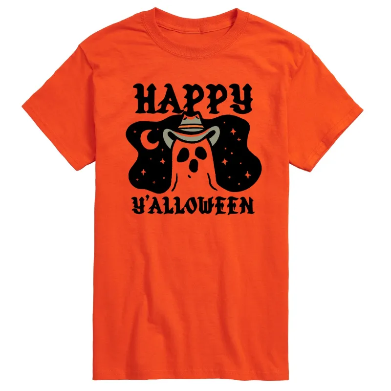Instant Message - Happy Y'alloween - Men's Short Sleeve Graphic T-Shirt made by Zulily