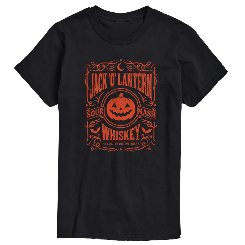 Instant Message - Jack 'O' Lantern Whiskey - Men's Short Sleeve Graphic T-Shirt sold by Zulily