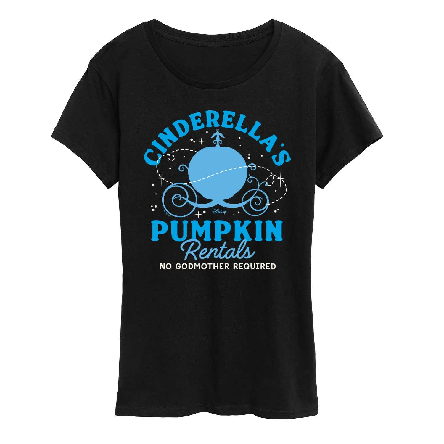 Disney Princess - Cinderella's Pumpkin Rentals - Women's Short Sleeve Graphic T-Shirt sold by Zulily product image thumbnail 2