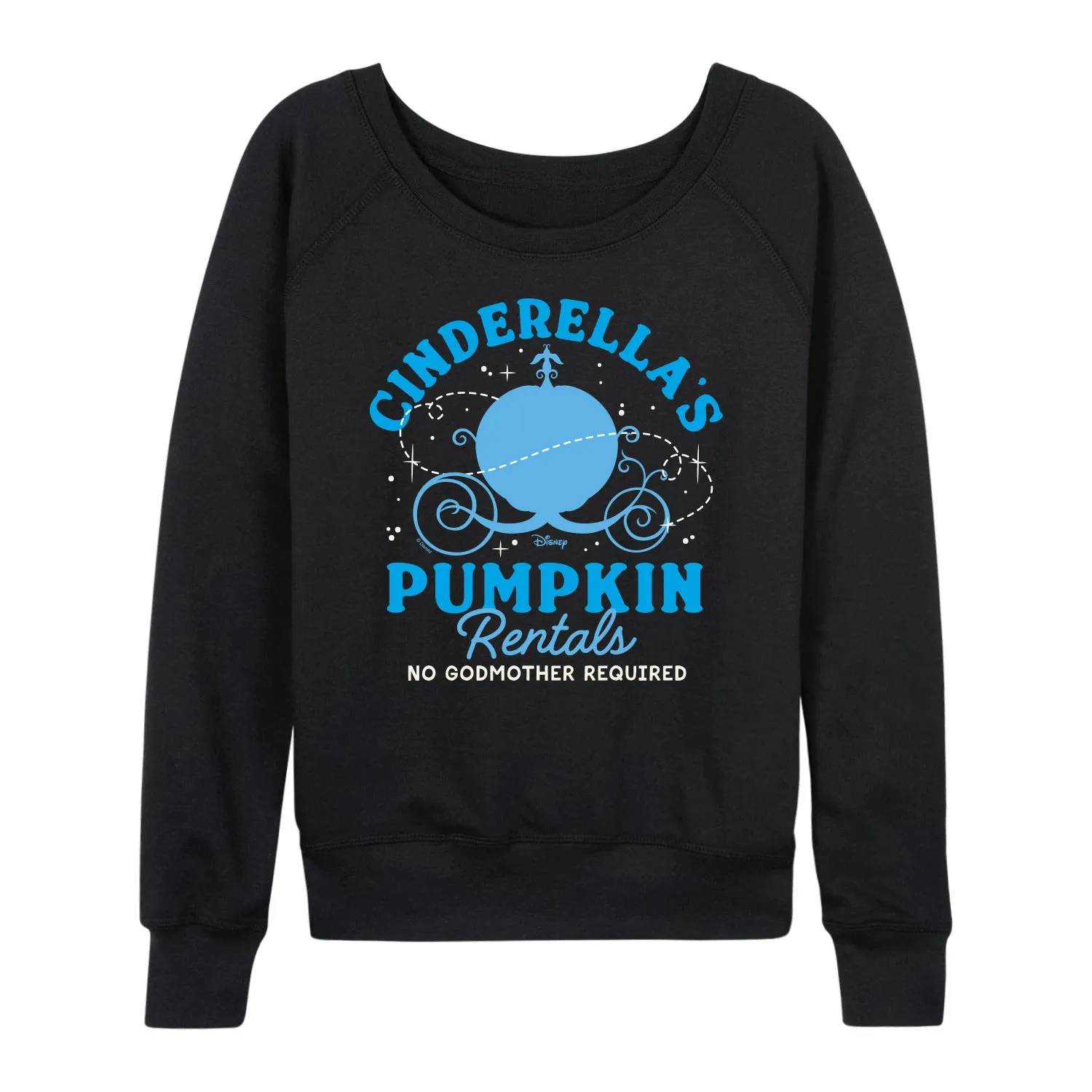 Disney Princess - Cinderella's Pumpkin Rentals - Women's French Terry Long Sleeve Pullover sold by Zulily product image thumbnail 2
