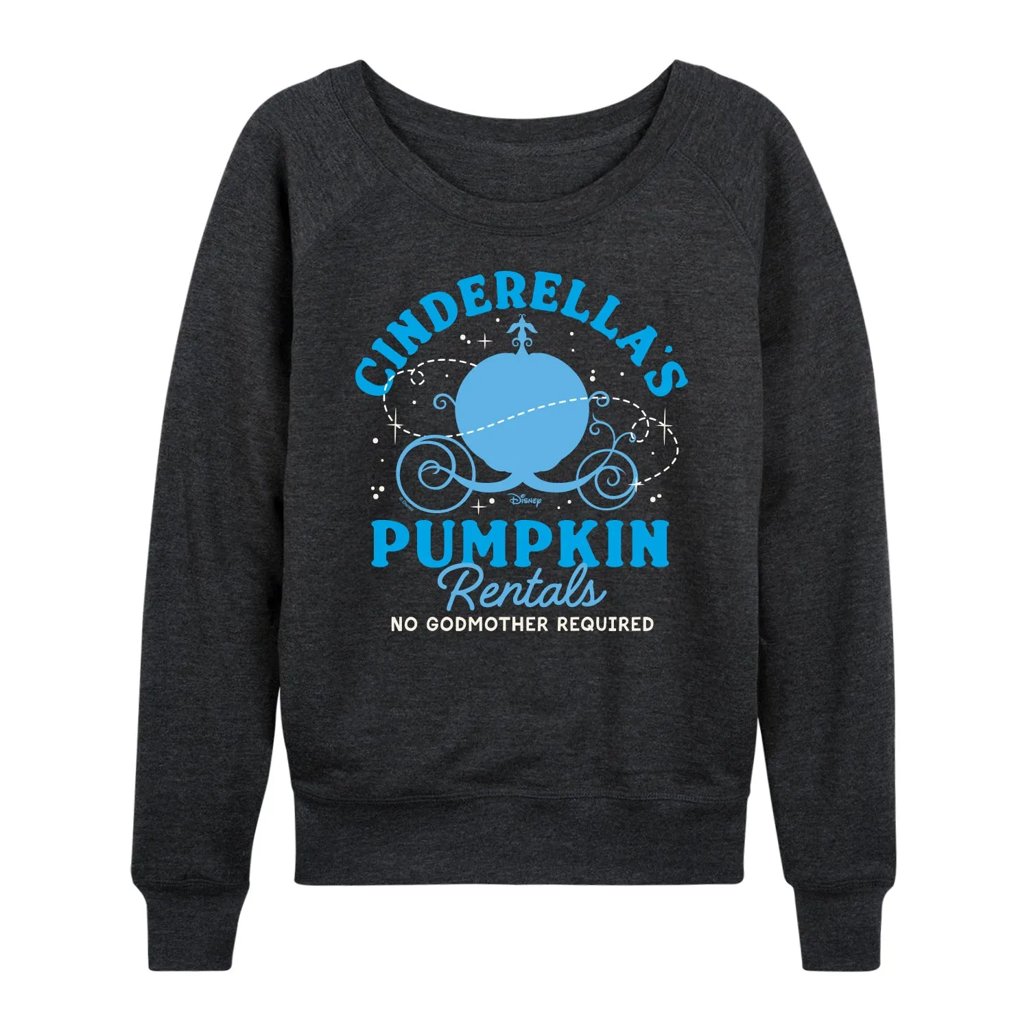 Disney Princess - Cinderella's Pumpkin Rentals - Women's French Terry Long Sleeve Pullover sold by Zulily product image thumbnail 3