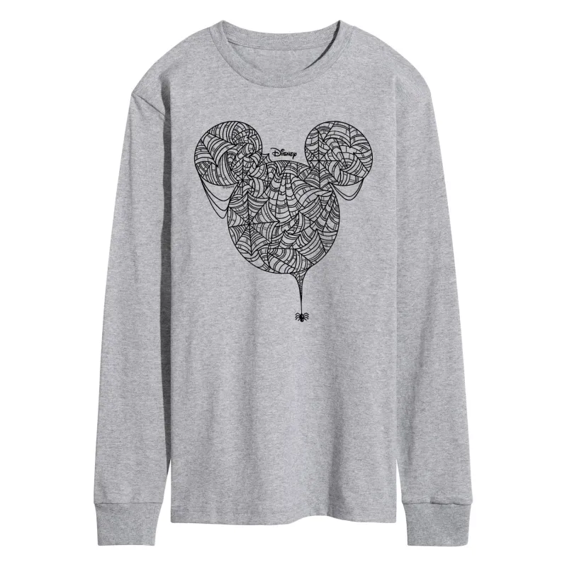 Disney - Mickey Web Head - Men's Long Sleeve Graphic T-Shirt made by Disney
