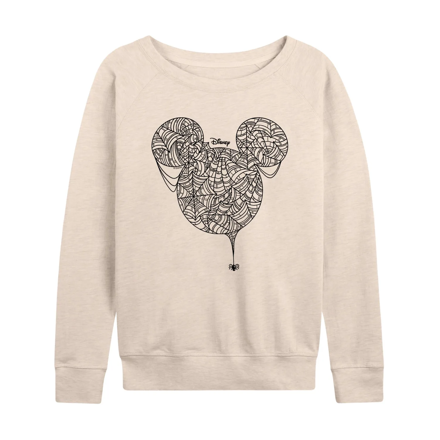 Disney - Mickey Web Head - Women's French Terry Long Sleeve Pullover sold by Zulily product image thumbnail 2