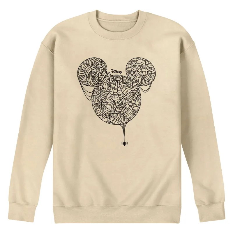 Disney - Mickey Web Head - Men's Crew Fleece Sweatshirt sold by Zulily