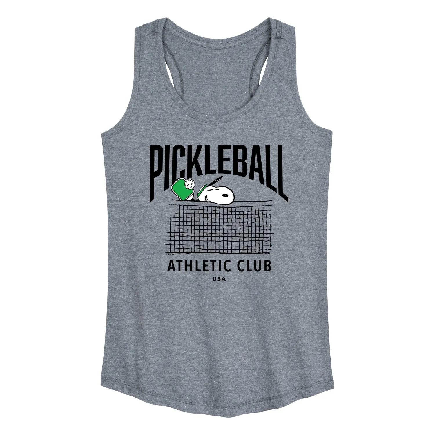 Peanuts - Pickleball - Women's Racerback Graphic Tank sold by Zulily