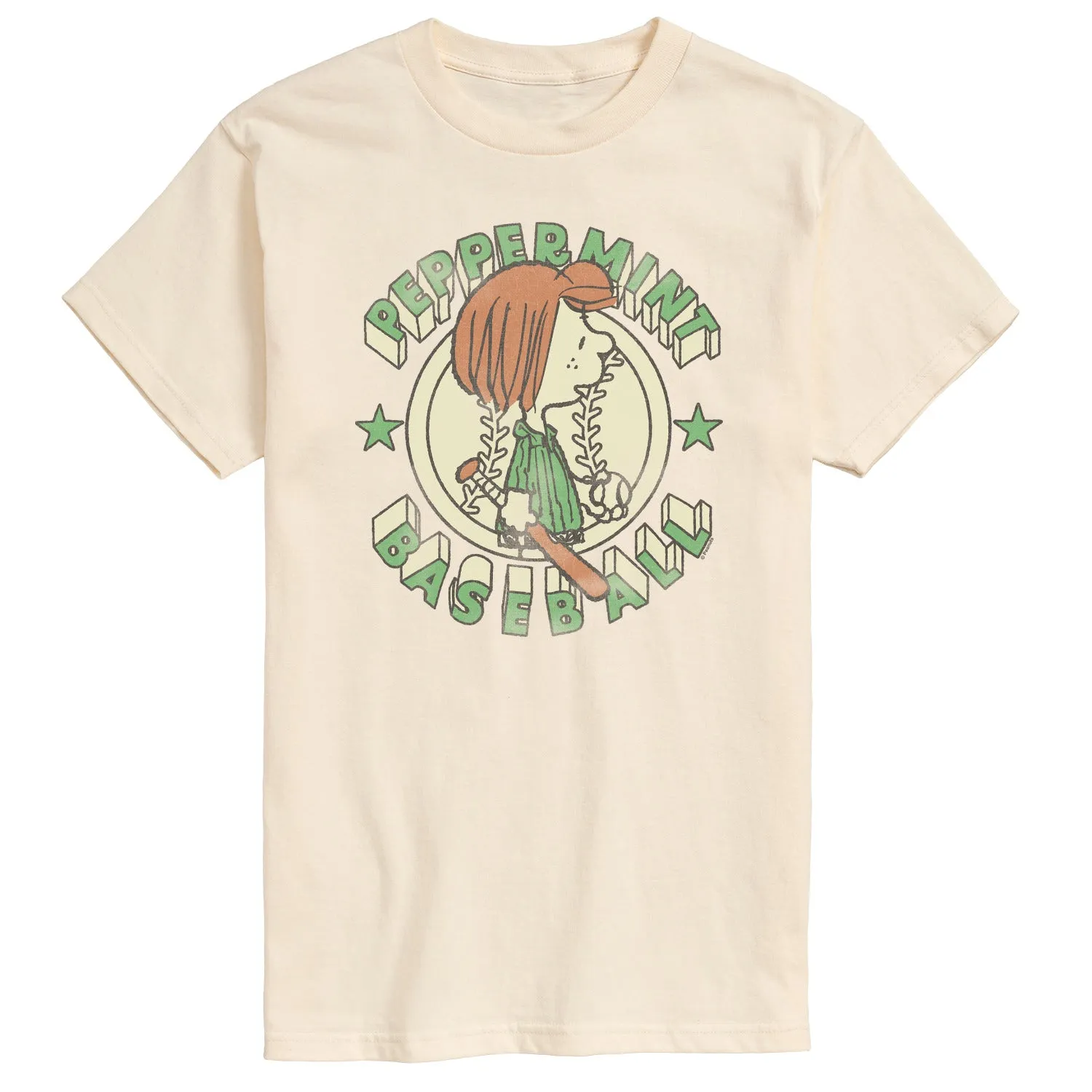 Peanuts - Peppermint Baseball - Men's Short Sleeve Graphic T-Shirt sold by Zulily product image thumbnail 2