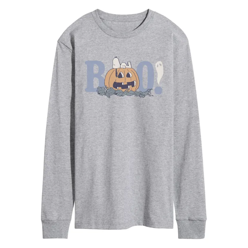 Peanuts - Snoopy Boo - Men's Long Sleeve Graphic T-Shirt sold by Zulily