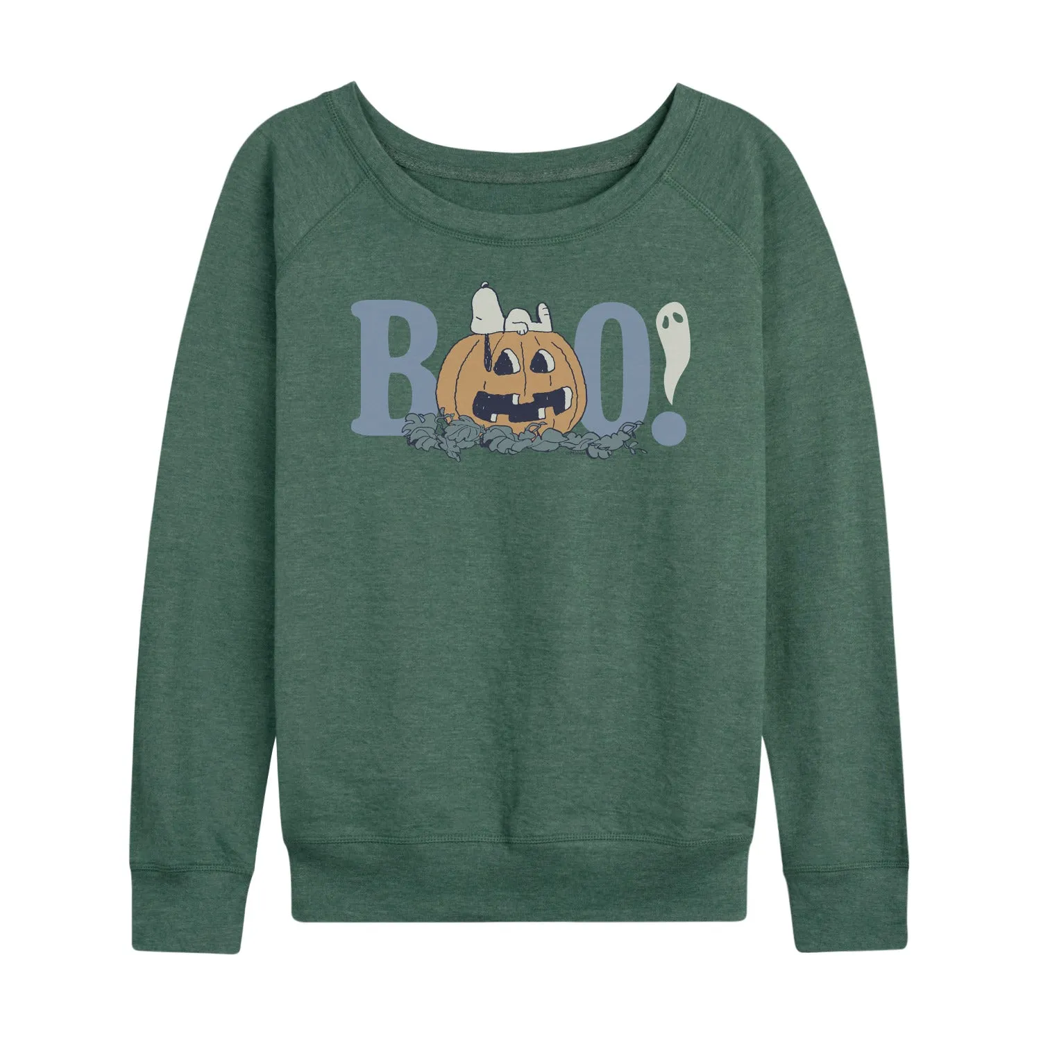 Peanuts - Snoopy Boo - Women's French Terry Long Sleeve Pullover sold by Zulily