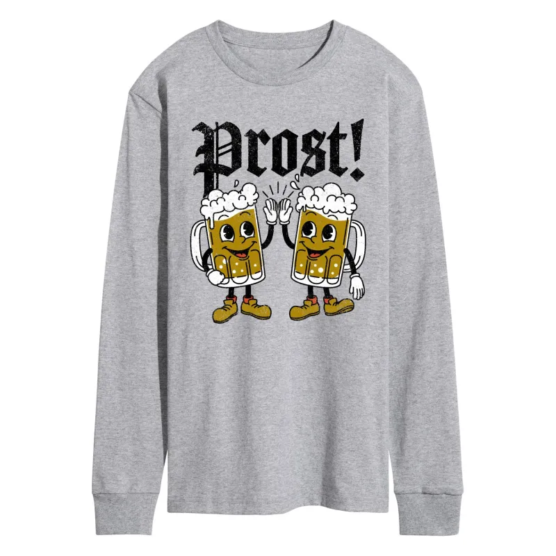 Instant Message - Oktoberfest Prost Beers - Men's Long Sleeve Graphic T-Shirt sold by Zulily