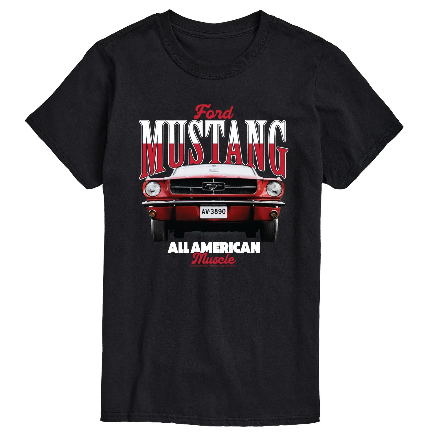 Ford - Mustang All American Muscle - Men's Short Sleeve Graphic T-Shirt sold by Zulily product image thumbnail 2