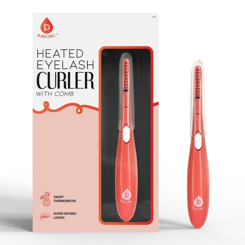 Pursonic Heated Eyelash Curler with Comb, Provides Long Lasting Curl in Seconds sold by Zulily